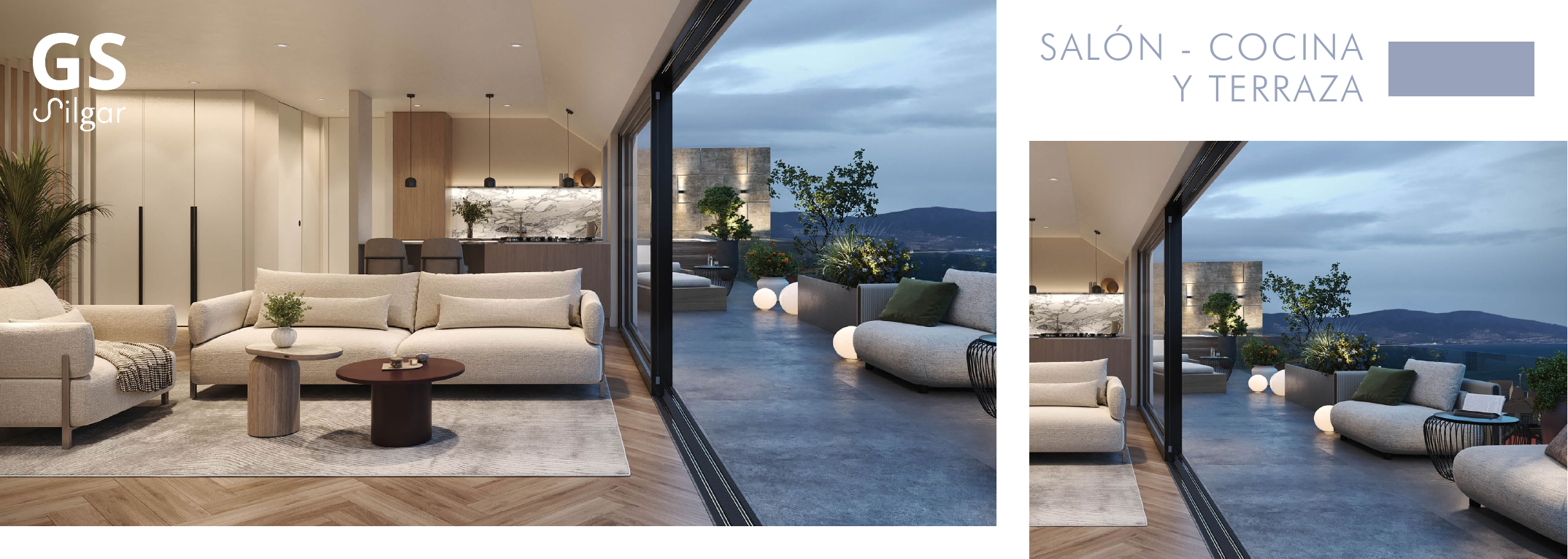 Interior de una vivienda de GS Silgar
